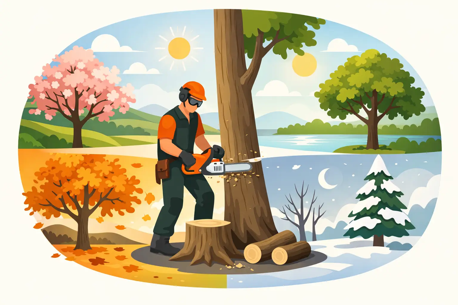 Best Time of Year to Cut Trees