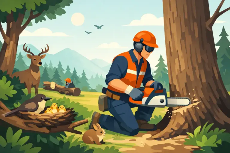 Wildlife Safe Tree Cutting Done Properly