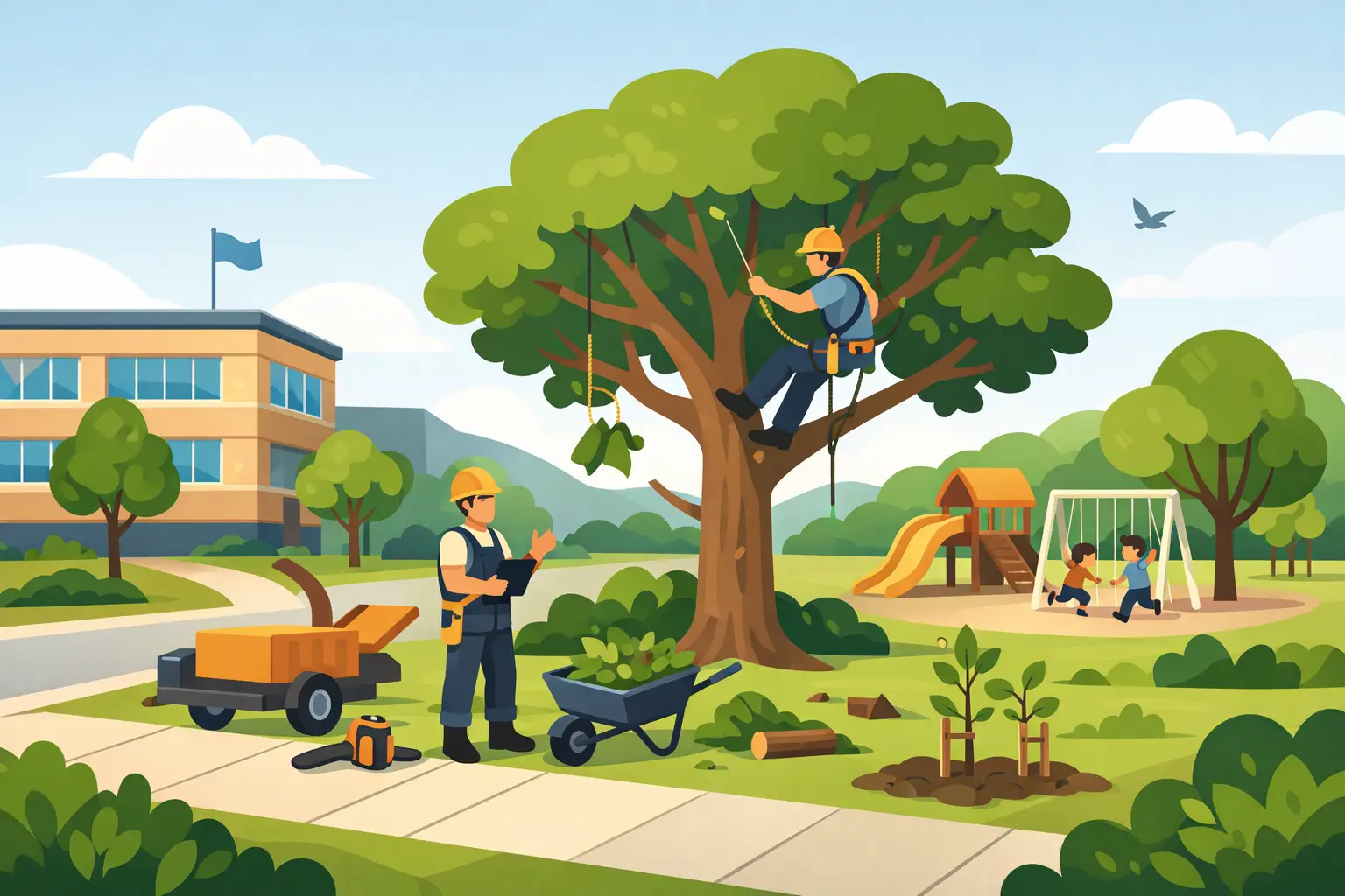 A School Grounds Tree Management Example