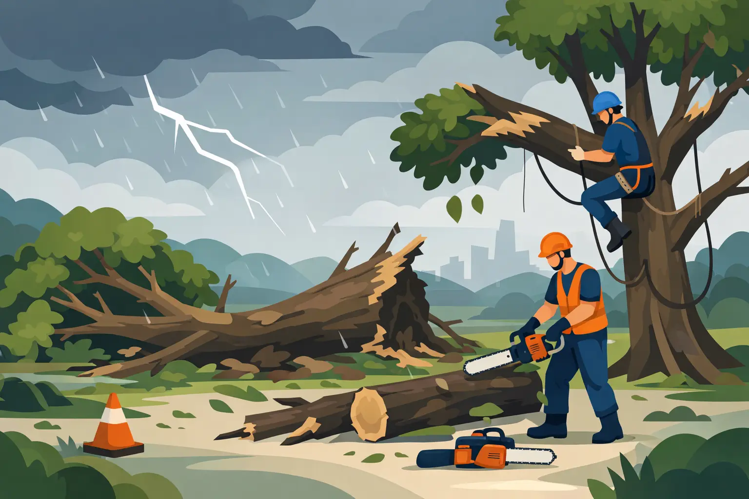 How to Deal With Storm Damaged Trees Safely