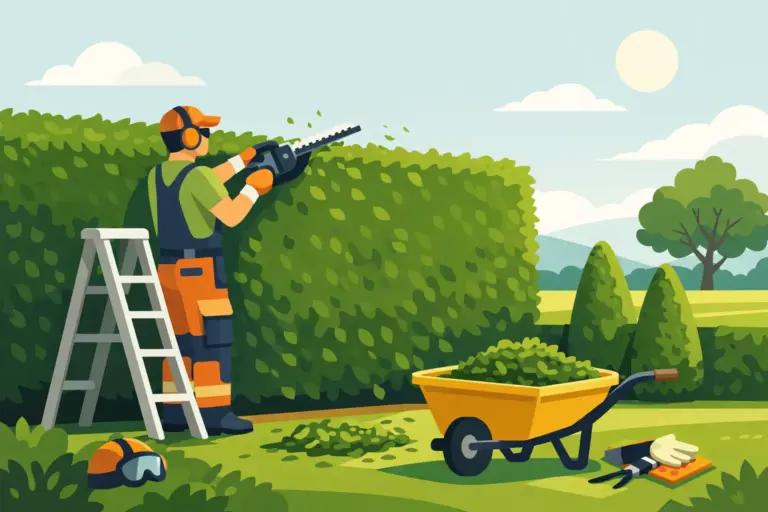 How to Maintain Large Garden Hedges Safely
