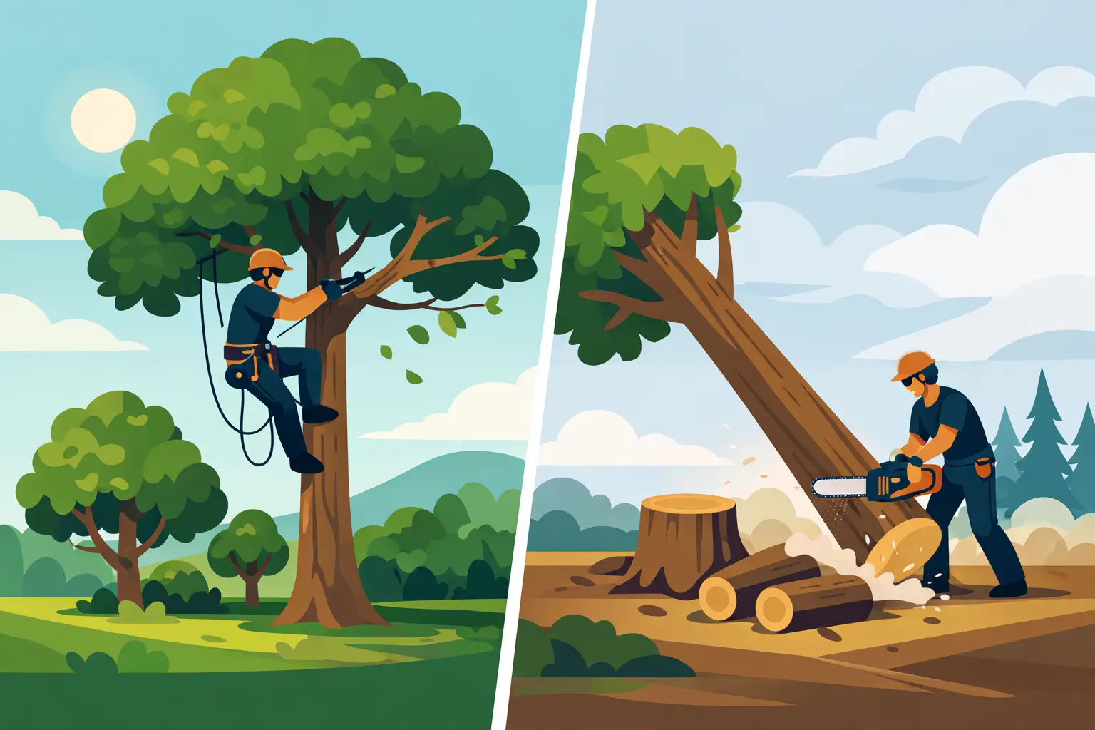 Tree Surgery or Full Felling: Which Is Right?