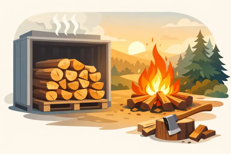Why Kiln Dried Hardwood Logs Burn Better